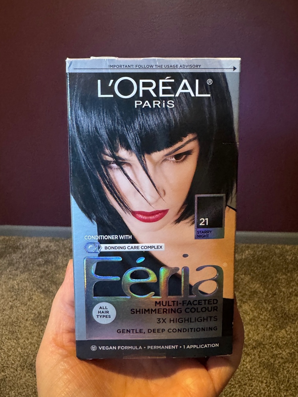 Féria Multi-Faceted Shimmering Hair Colour - Starry Night (21)
